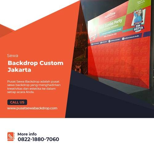 sewa backdrop custom jakarta