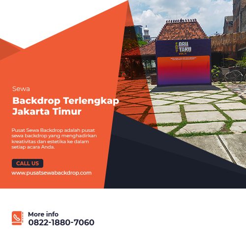 sewa backdrop terlengkap jakarta timur