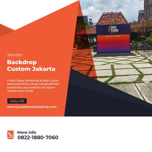 vendor backdrop custom jakarta