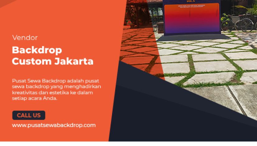 vendor backdrop custom jakarta